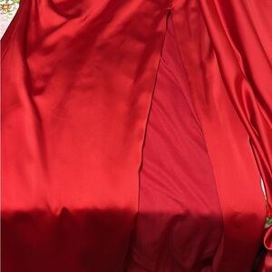Elegant Red Backless Dress size 4
